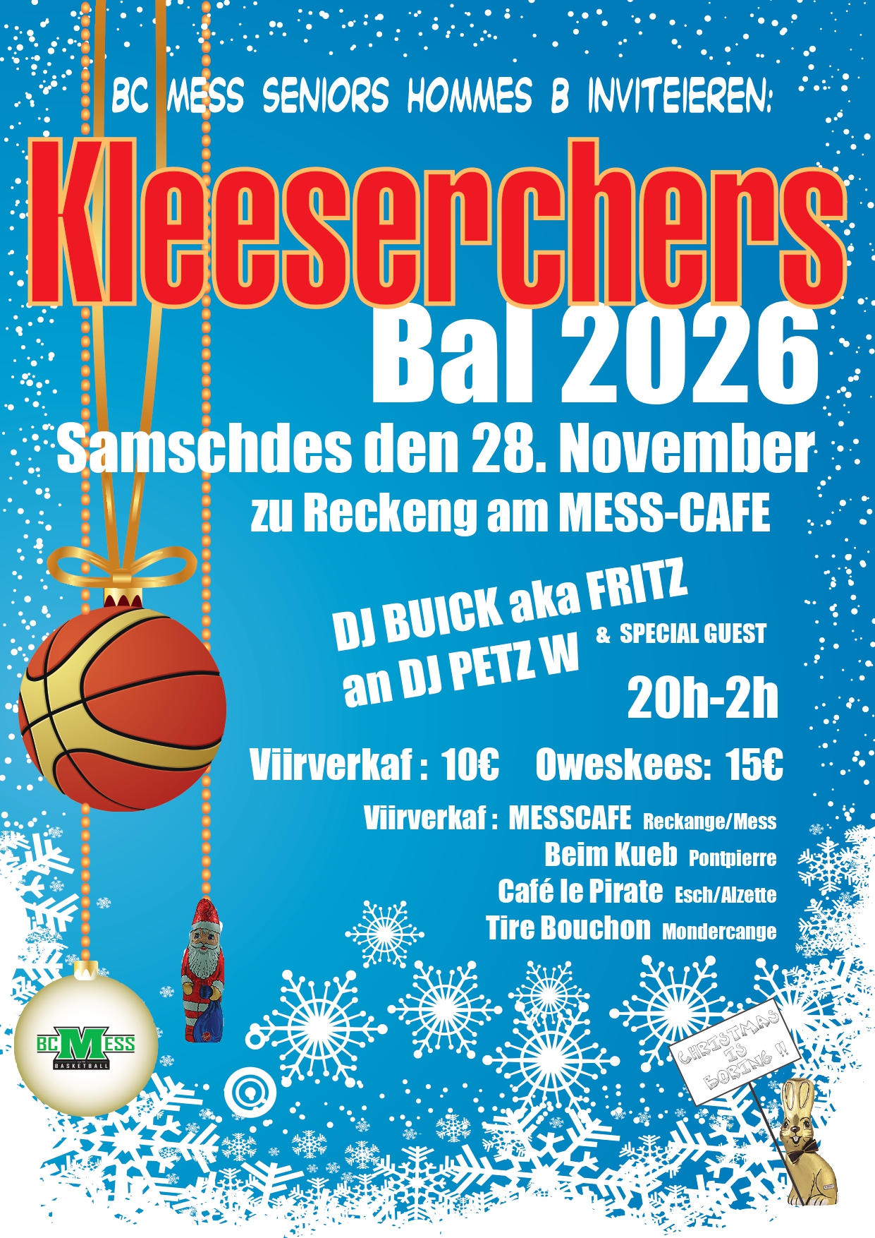 Kleeserchers Bal 2026
